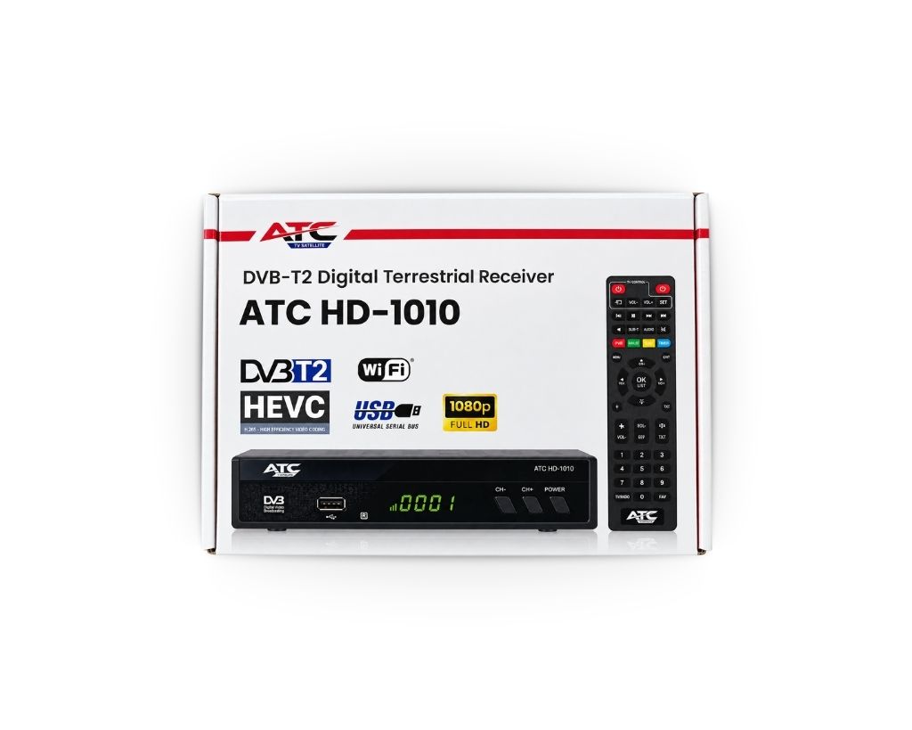 ATC HD-1010 Επίγειος Ψηφιακός Δέκτης