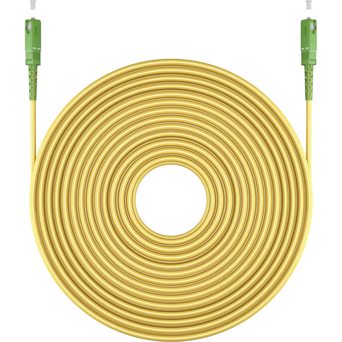 Goobay Καλώδιο οπτικών ινών (FTTH) μονότροπο (OS2) κίτρινο 1m (59638) - Image 2