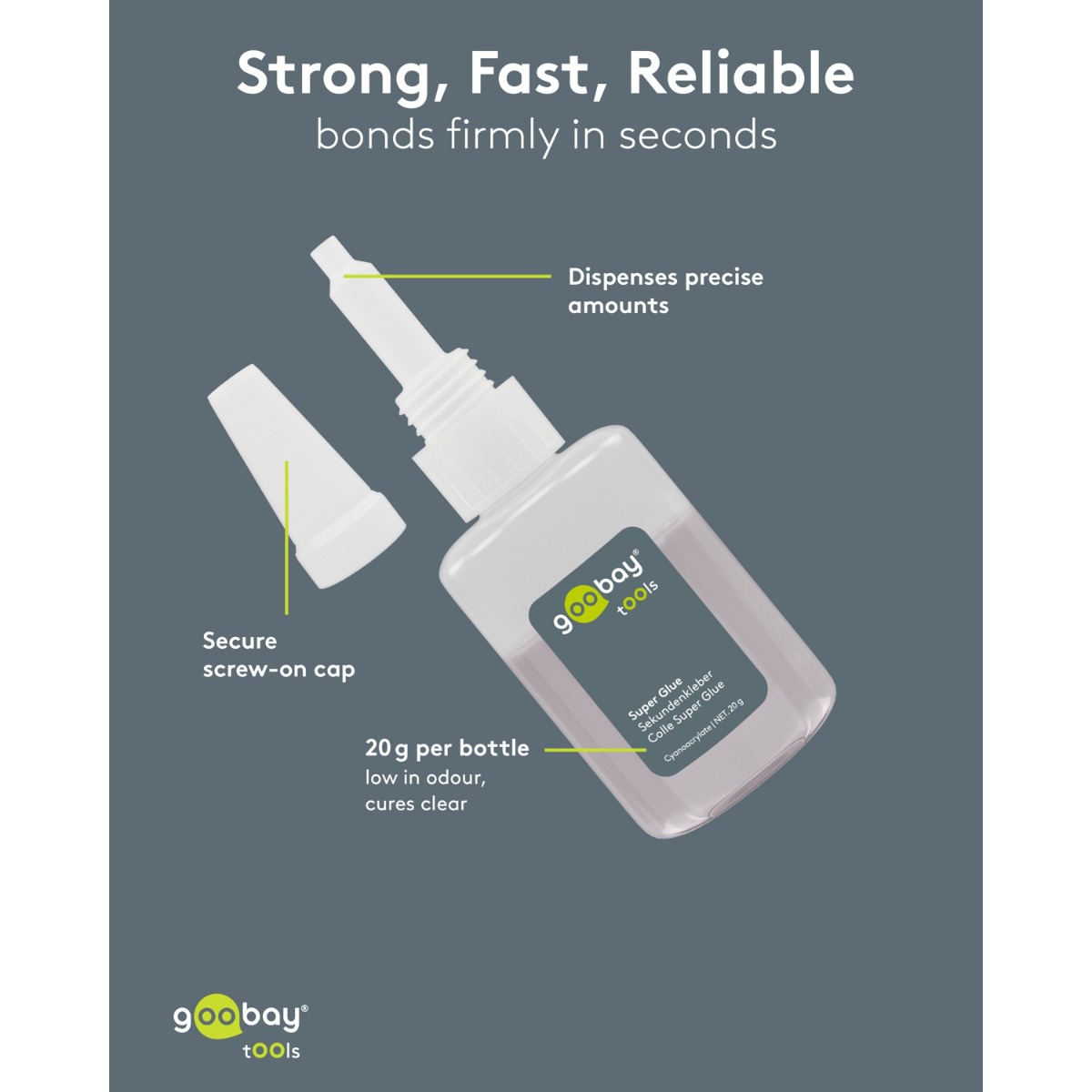 Goobay Tools Super Glue 20g (77012) - Image 4